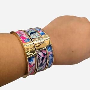 Lilly Pulitzer set of 3 bangles